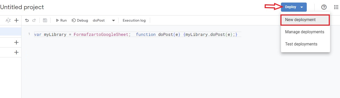 راهنمای اتصال فرم افزار به گوگل شیت